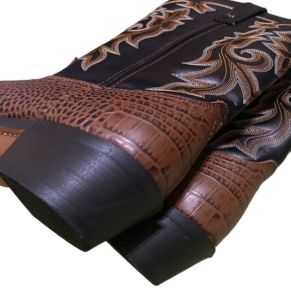 MASTERSON Co. Leather Western Cowboy Boots Men’s Size 10.5D Coastal Cowb… - Picture 11 of 16